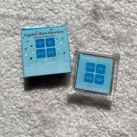 Colourpop crystal clear Aquarius pressed powder eyeshadow quad - Picture 3 of 3